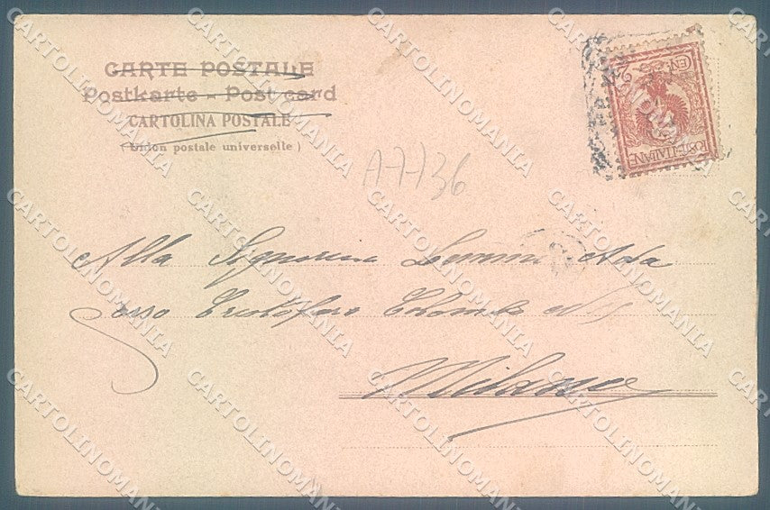 Brescia Città Torre della Palata cartolina JK2854 – retro