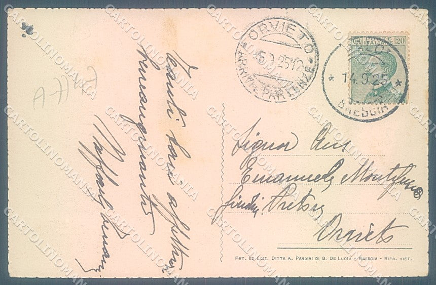 Brescia Salò Lago di Garda cartolina JK2859 – retro