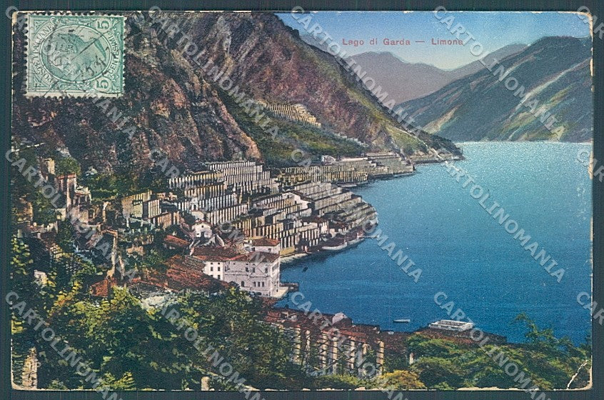 Brescia Limone Lago di Garda PIEGHINE cartolina JK2867 – fronte