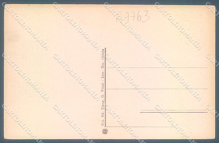Brescia Monte Isola Peschiera Maraglio cartolina JK2868 – retro