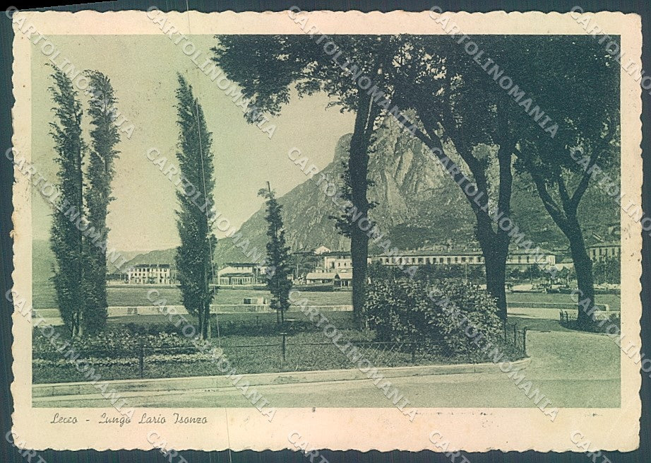 Lecco Città Lungo Lario Isonzo FG cartolina JK2878 – fronte