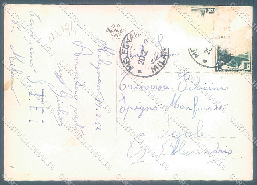 Lodi Città Ponte sull'Adda Foto FG cartolina JK2885 – retro