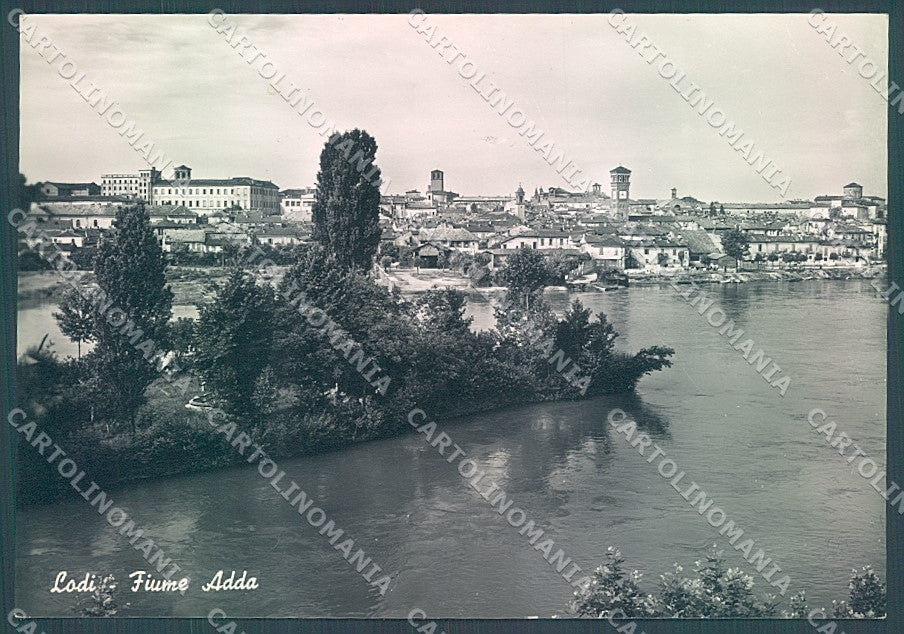 Lodi Città Fiume Adda Foto FG cartolina JK2886 – fronte