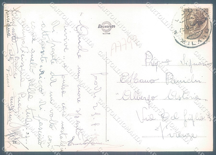 Lodi Città Fiume Adda Foto FG cartolina JK2887 – retro