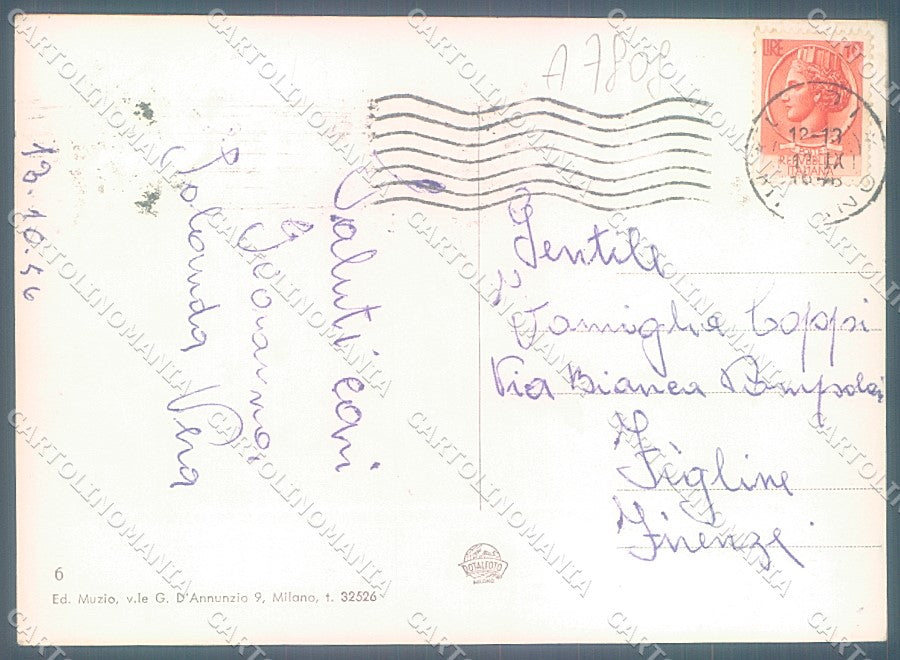 Lodi Città Duomo Farmacia Foto FG cartolina JK2893 – retro