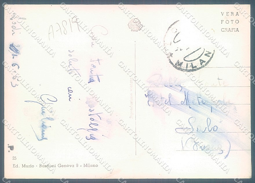 Lodi Città Acquedotto Collegio Cazzulani Foto FG cartolina JK2895 – retro