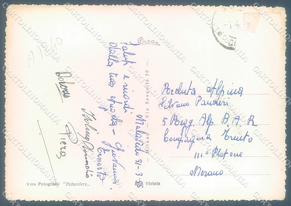 Lecco Città saluti da Foto FG cartolina JK2903 – retro
