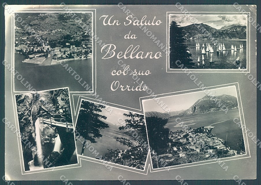 Lecco Bellano saluto da Foto FG cartolina JK2907 – fronte