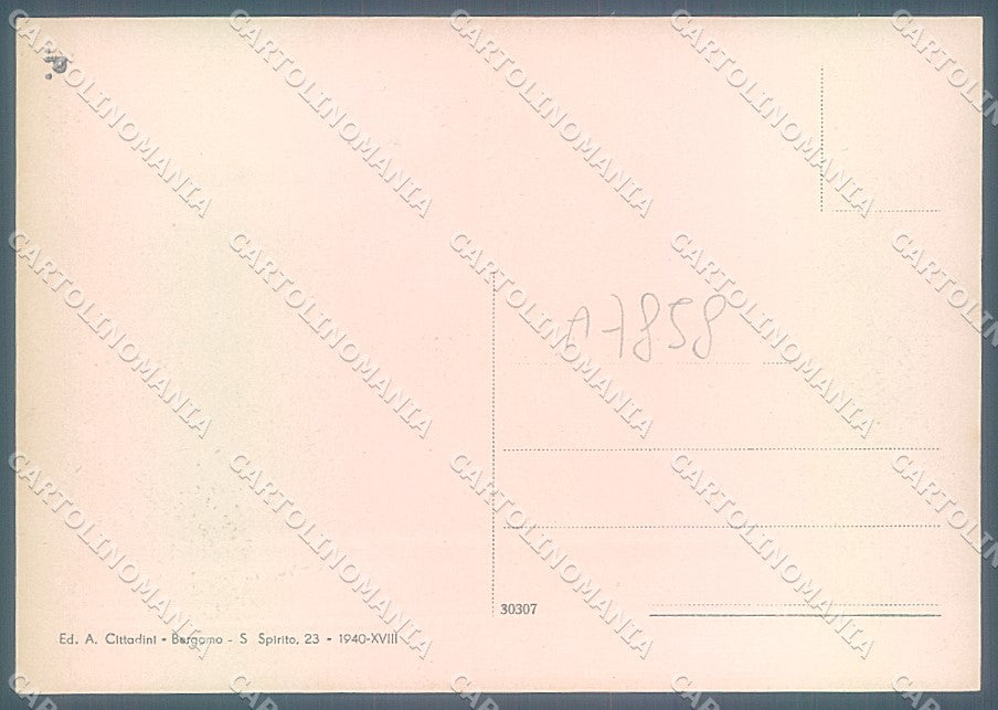Bergamo Villa di Serio Santuario del Buon Consiglio FG cartolina JK2909 – retro