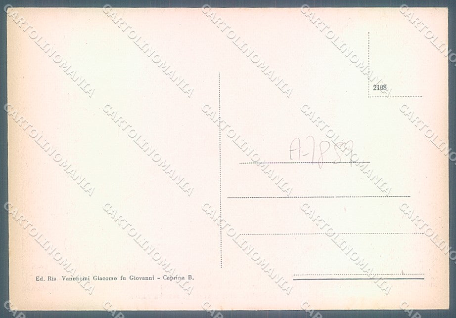 Lecco Colle di Sogno FG cartolina JK2910 – retro