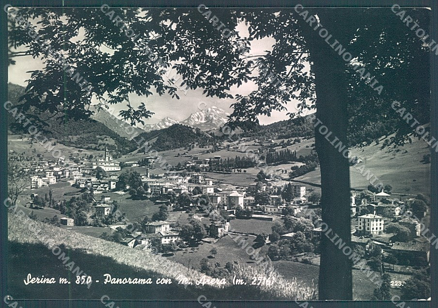 Bergamo Serina Foto FG cartolina JK2928 – fronte