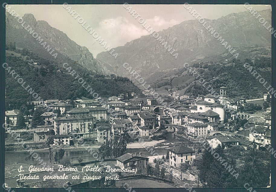 Bergamo S. Giovanni Bianco Foto FG cartolina JK2932 – fronte