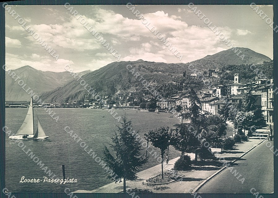 Lecco Lovere Barca a Vela Foto FG cartolina JK2935 – fronte