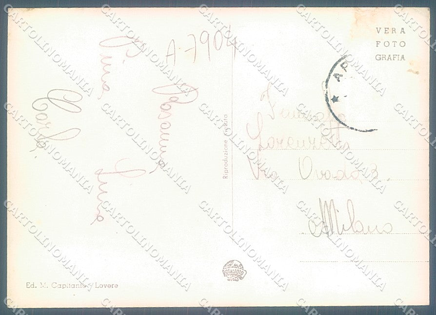 Lecco Lovere Barca a Vela Foto FG cartolina JK2935 – retro