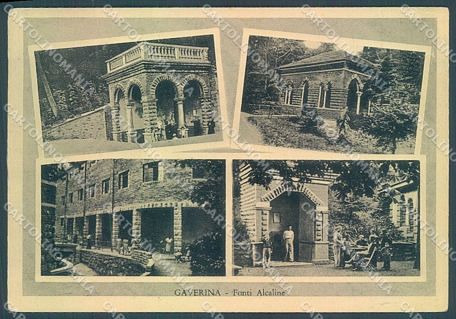 Bergamo Gaverina Fonti Alcaline FG cartolina JK2939 – fronte