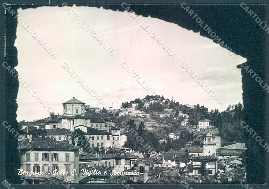 Bergamo Città Colle San Vigilio Foto FG cartolina JK2949 – fronte