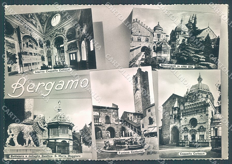 Bergamo Città Chiesa Cappella Colleoni Foto FG cartolina JK2955 – fronte