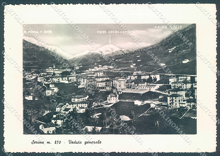 Bergamo Serina Foto FG cartolina JK2956 – fronte