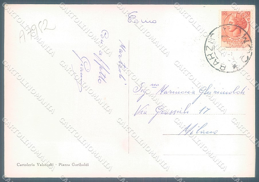 Lecco Barzio Valsassina Foto FG cartolina JK2959 – retro