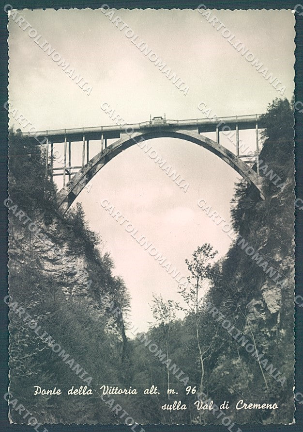 Lecco Cremeno Ponte della Vittoria Foto FG cartolina JK2961 – fronte