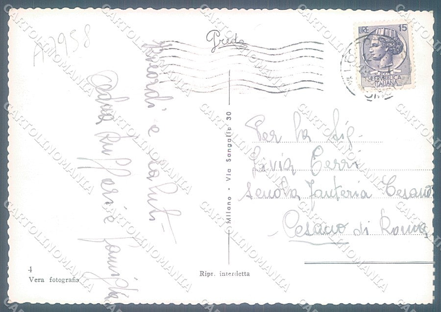Lecco Città Foto FG cartolina JK2964 – retro