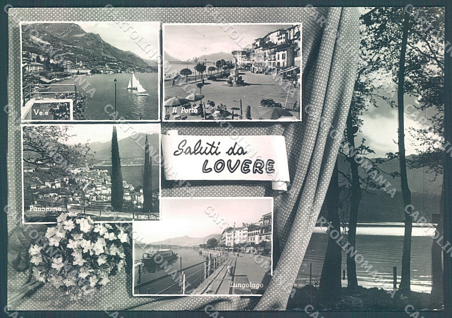 Lecco Lovere saluti da Foto FG cartolina JK2977 – fronte