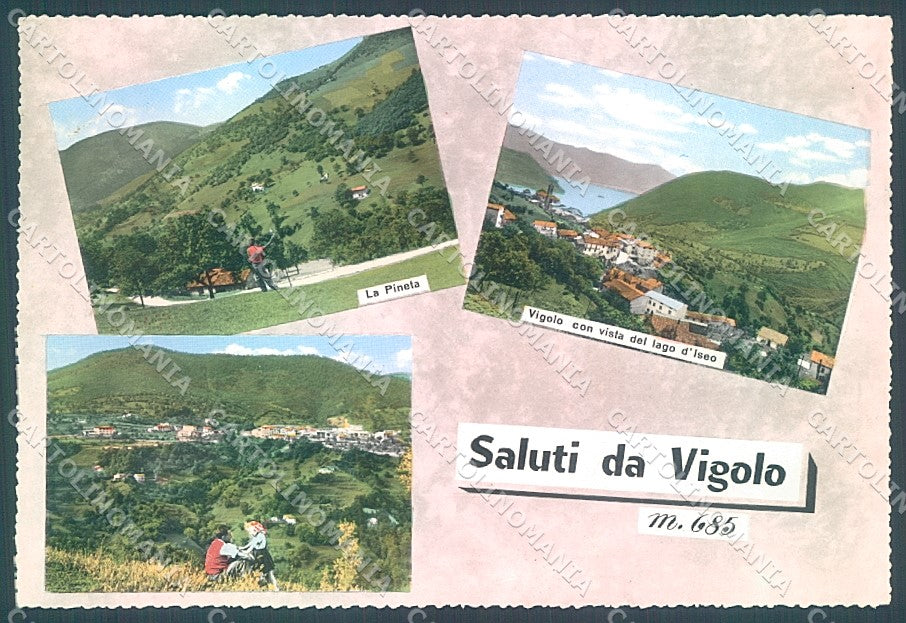 Bergamo Vigolo Foto FG cartolina JK2978 – fronte