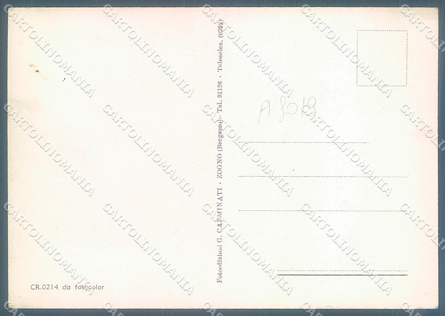 Bergamo Sotto il Monte Papa Giovanni XXIII Foto FG cartolina JK2996 – retro