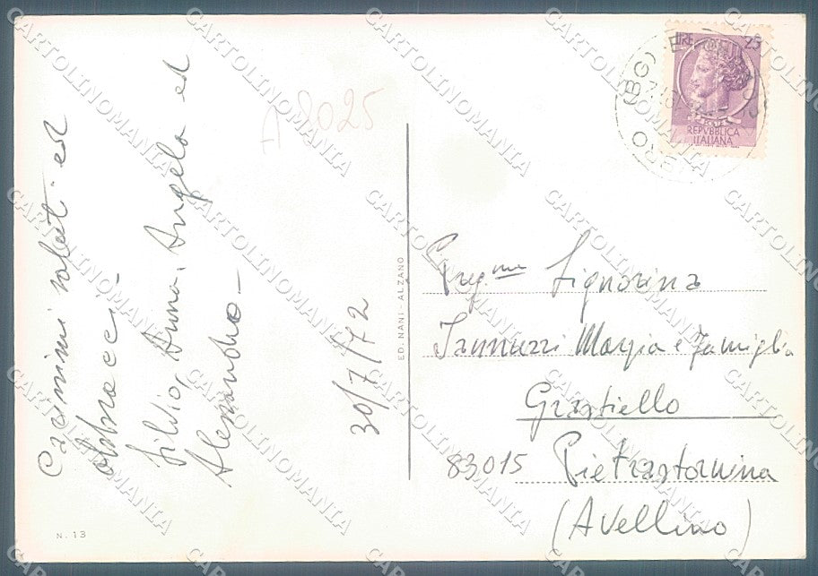 Bergamo Lonno Villa S. Antonio Foto FG cartolina JK3001 – retro