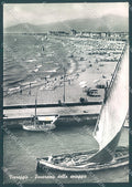 Lucca Viareggio Barca a Vela Spiaggia Foto FG cartolina JK3020 – fronte