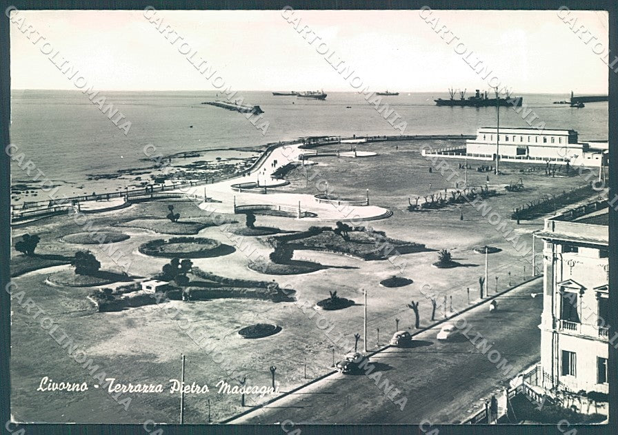 Livorno Città Terrazza Pietro Mascagni Foto FG cartolina JK3027 – fronte