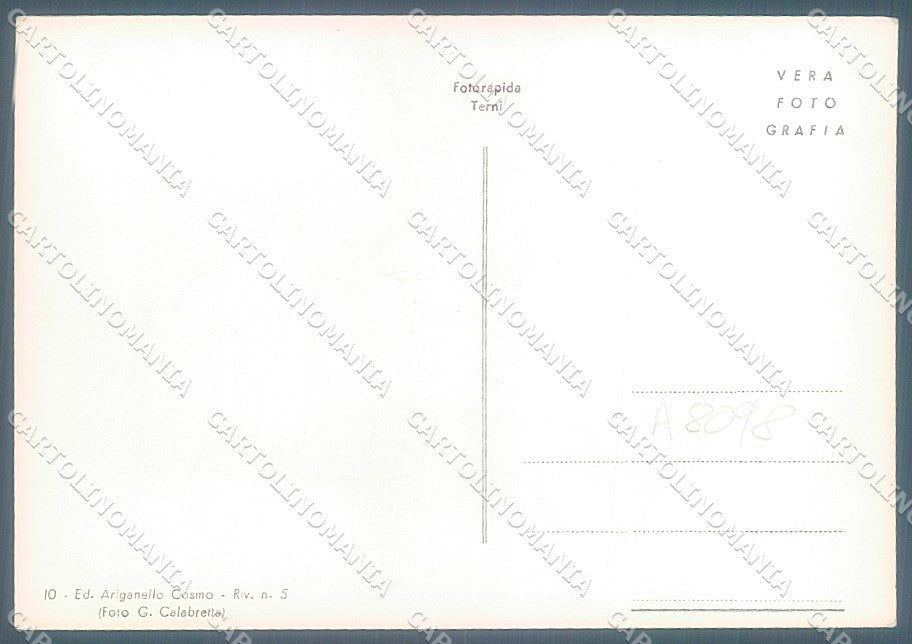 Vibo Valentia Serra San Bruno Caserma Forestale Foto FG cartolina JK3035 – retro