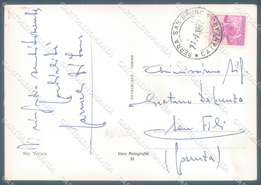 Vibo Valentia Serra San Bruno Foto FG cartolina JK3037 – retro