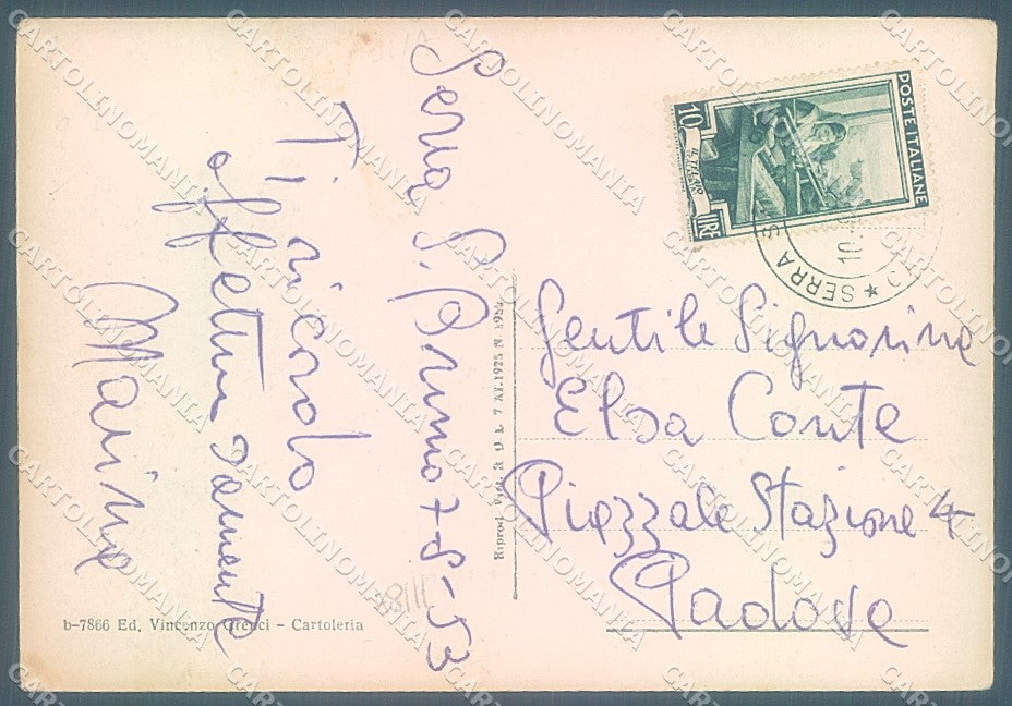 Vibo Valentia Serra San Bruno Bottaccio nel Bosco FG cartolina JK3041 – retro