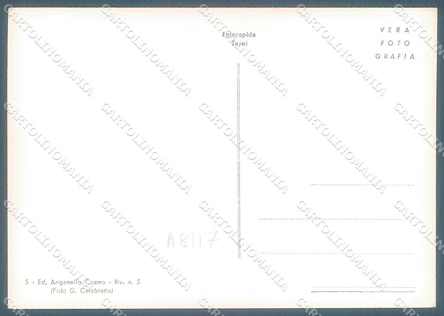 Vibo Valentia Serra San Bruno Ostello Gioventù Foto FG cartolina JK3044 – retro
