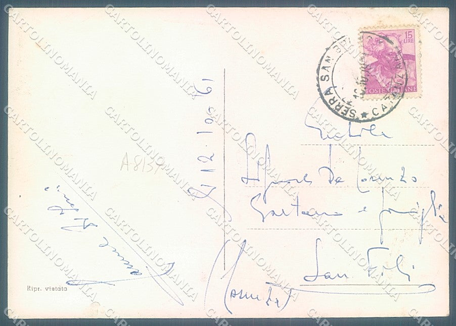 Vibo Valentia Serra San Bruno Bosco Neve Foto FG cartolina JK3053 – retro