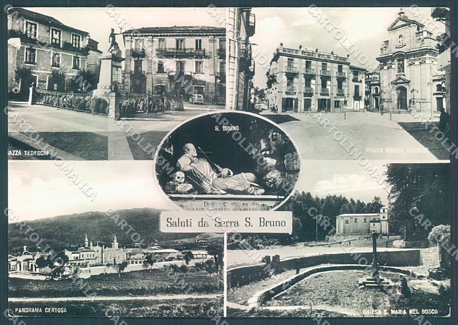 Vibo Valentia Serra San Bruno saluti da Foto FG cartolina JK3055 – fronte