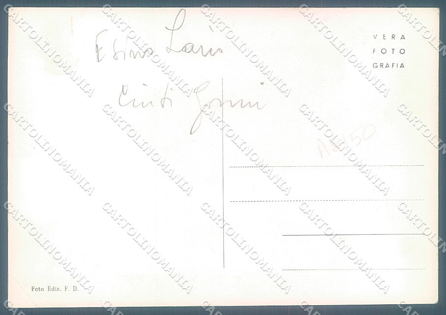 Lecco Ortanella Edelweiss Ristorante saluti da PIEGA Foto FG cartolina JK3059 – retro