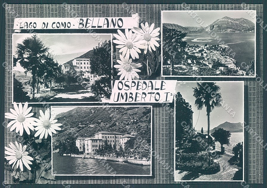 Lecco Bellano Lago di Como Ospedale Umberto I Foto FG cartolina JK3063 – fronte
