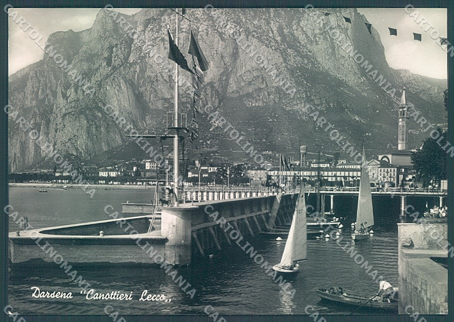 Lecco Città Darsena Canottieri Lecco Foto FG cartolina JK3064 – fronte