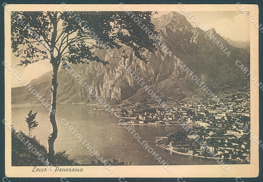 Lecco Città PIEGA ANGOLO FG cartolina JK3067 – fronte