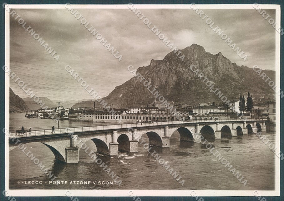 Lecco Città Ponte Azzone Visconti Foto FG cartolina JK3071 – fronte