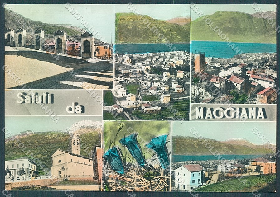 Lecco Maggiana saluti da Foto FG cartolina JK3073 – fronte