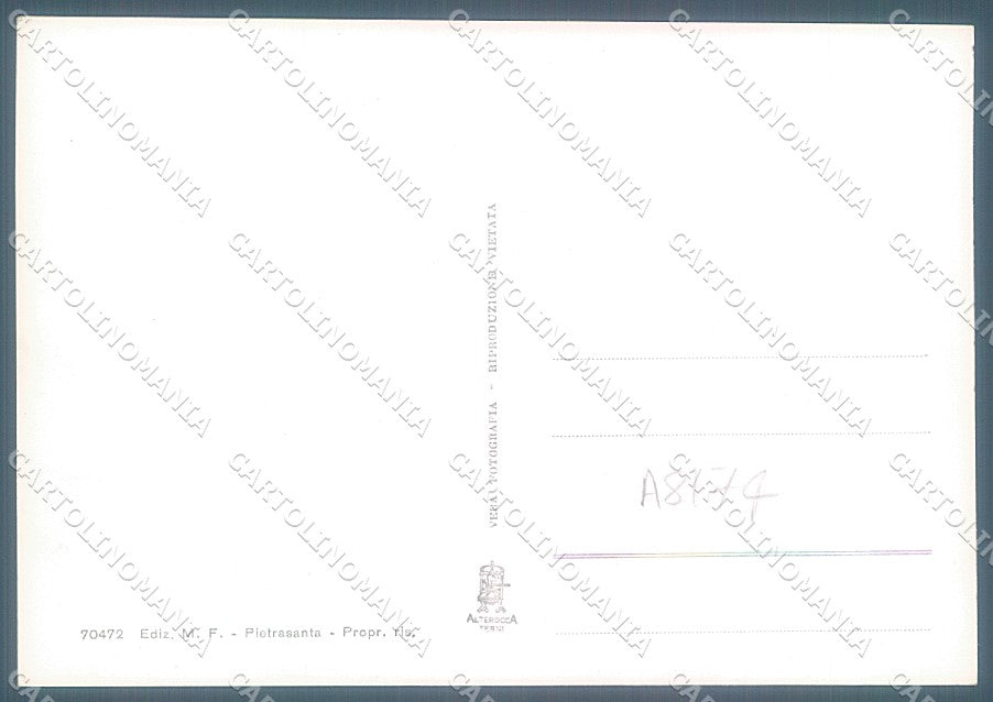 Lucca Seravezza Alterocca 70472 Foto FG cartolina JK3074 – retro