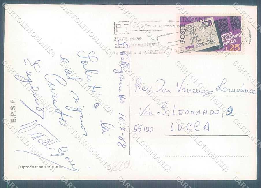 Lucca San Pellegrinetto saluti da Foto FG cartolina JK3081 – retro