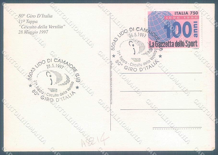 Lucca Lido di Camaiore Giro d'Italia Foto FG cartolina JK3088 – retro