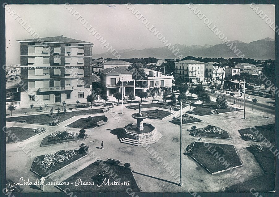 Lucca Lido di Camaiore Piazza Matteotti Foto FG cartolina JK3092 – fronte