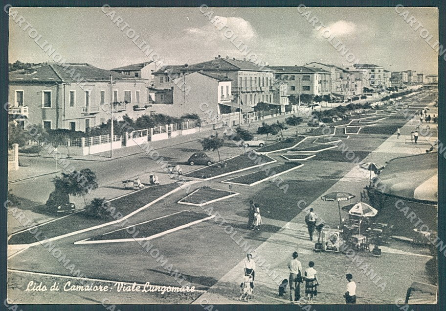 Lucca Lido di Camaiore Viale Lungomare FG cartolina JK3094 – fronte