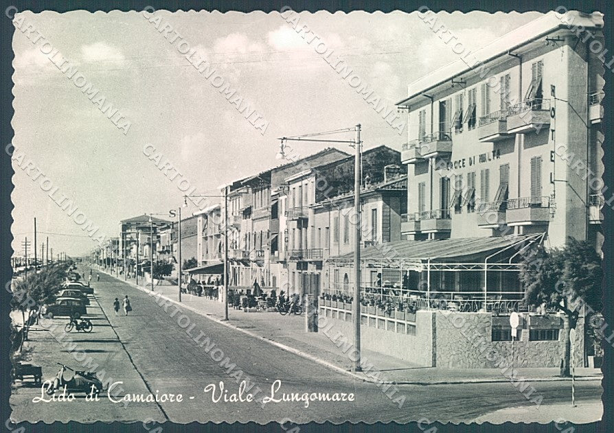 Lucca Lido di Camaiore Viale Lungomare Foto FG cartolina JK3098 – fronte
