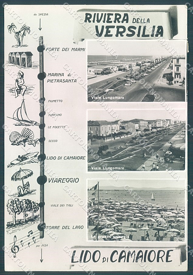 Lucca Lido di Camaiore Foto FG cartolina JK3100 – fronte